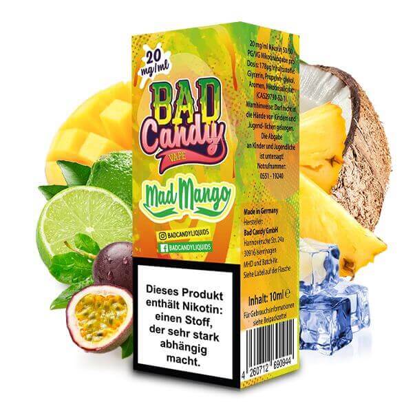 Bad Candy - Mad Mango Nikotinsalz - 20 mg/ml - Haus des Dampfes