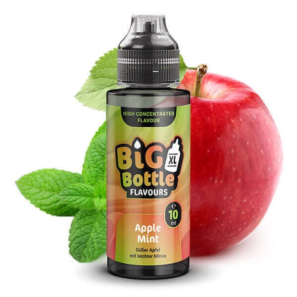 BIG BOTTLE - Apple Mint Aroma 10 ml - Haus des Dampfes