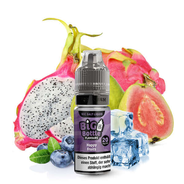 Big Bottle - Happy Fruits - Nikotinsalz - 10ml - Haus des Dampfes