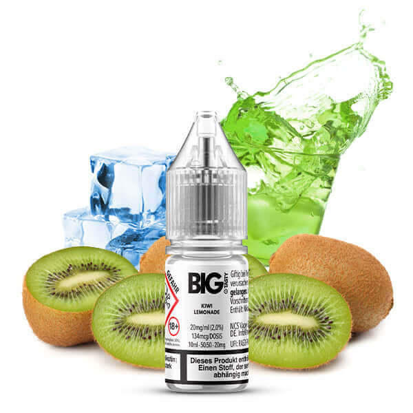 BIG TASTY - Kiwi Lemonade Nikotinsalz Liquid 10 ml - Haus des Dampfes