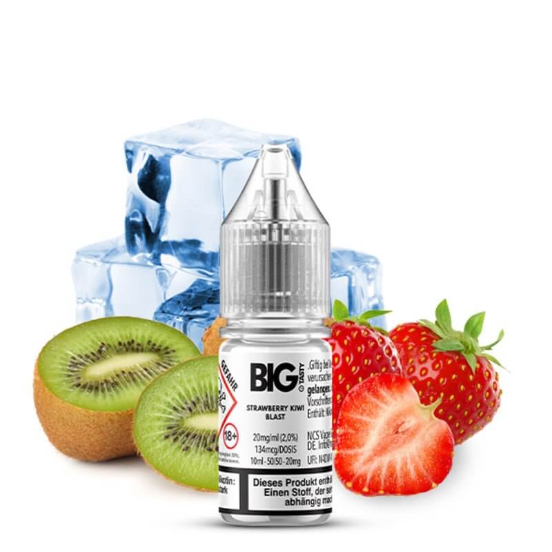 BIG TASTY - Strawberry Kiwi Blast Nikotinsalz Liquid 10 ml - Haus des Dampfes