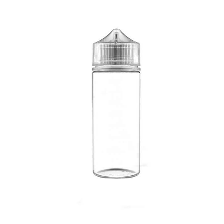 Chubby Gorilla - Leerflasche 120 ml - Flasche transparent + transparente Cap - Haus des Dampfes