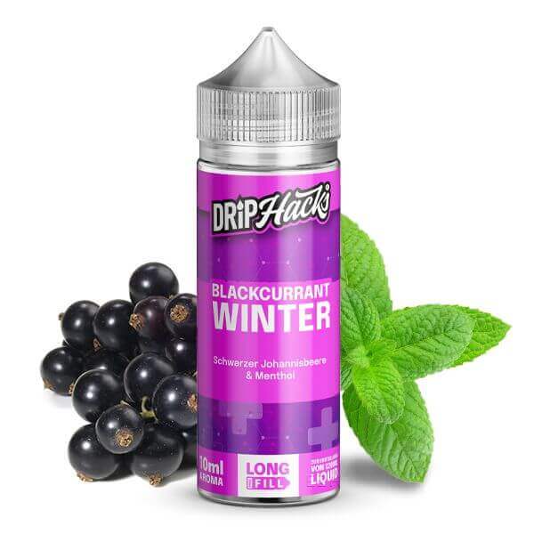 DRIP HACKS - Blackcurrant Winter - 10 ml Aroma - Haus des Dampfes