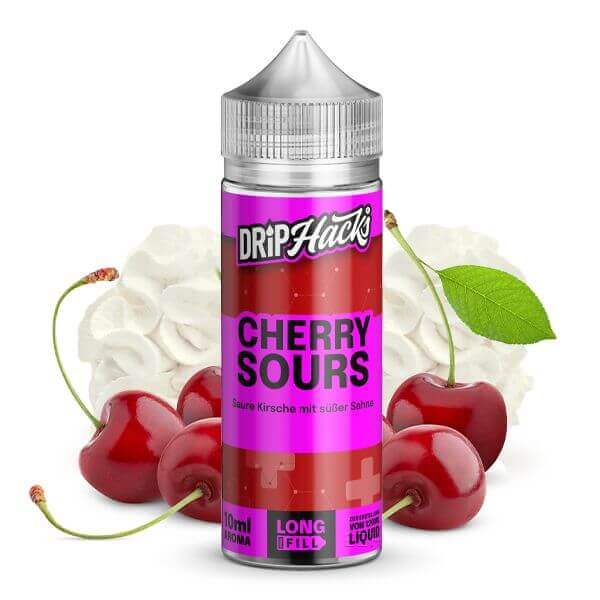 DRIP HACKS - Cherry Sours - 10 ml Aroma - Haus des Dampfes