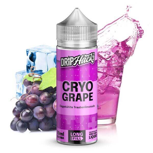 DRIP HACKS - Cryo Grape - 10 ml Aroma - Haus des Dampfes