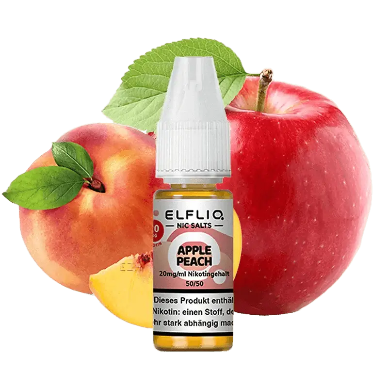 ELFBAR ELFLIQ - Apple Peach Nikotinsalz Liquid 10 ml - Haus des Dampfes