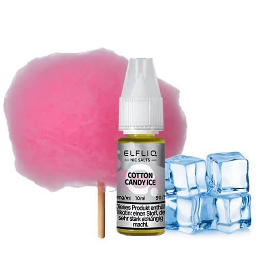 Elfbar Elfliq - Cotton Candy Ice - Nikotinsalz - 10ml - Haus des Dampfes