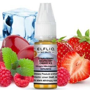ELFLIQ - Strawberry Raspberry Cherry Ice Nikotinsalz - Haus des Dampfes