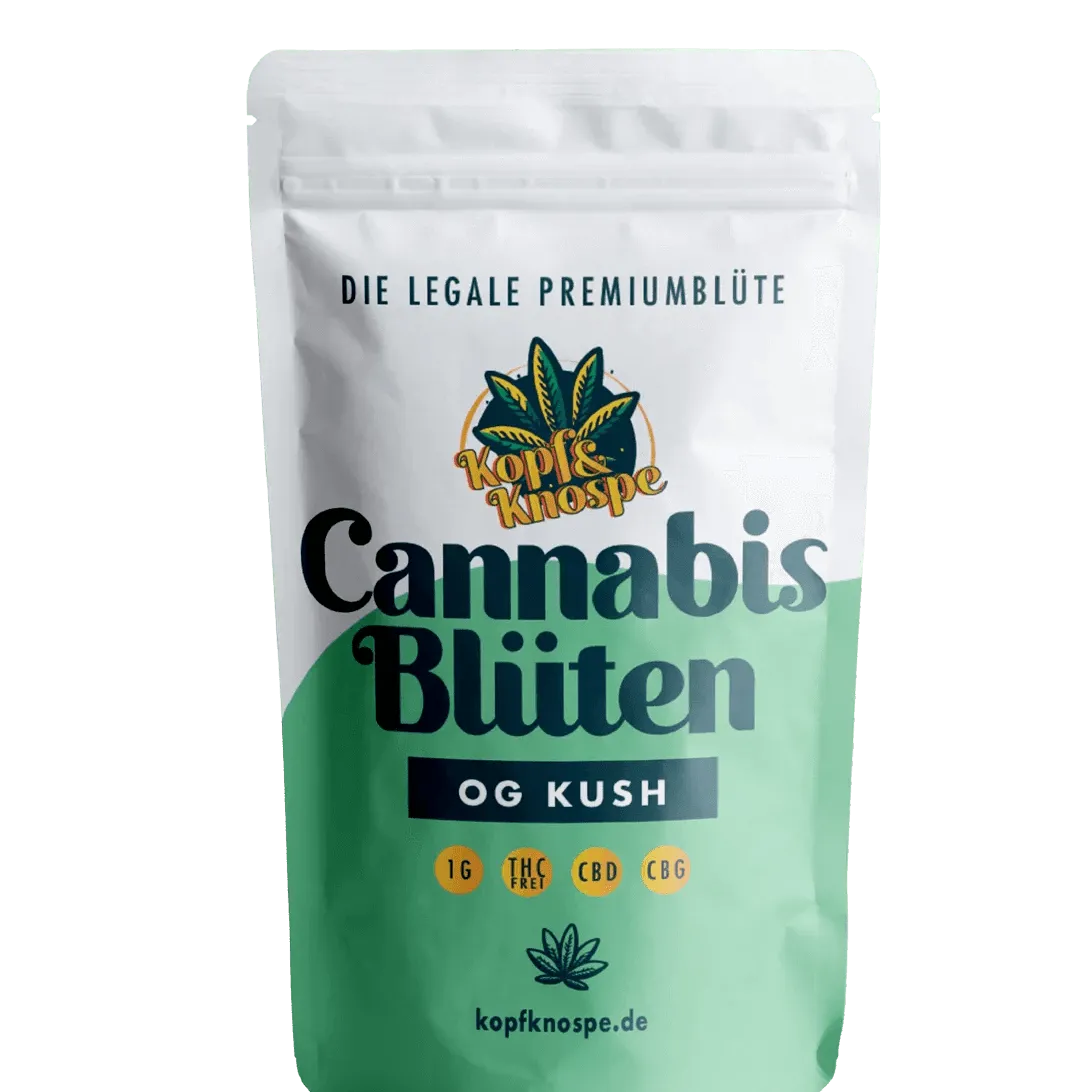 Kopf & Knospe - OG Kush CBD - Cannabis Blüten - 0% THC - 1g - Haus des Dampfes