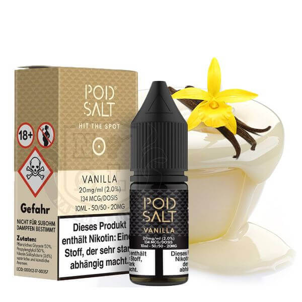 Pod Salt - Vanilla Nikotinsalz - Haus des Dampfes