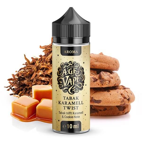 THE AGE OF VAPE - Tabak Karamell Twist Aroma 10ml - Haus des Dampfes