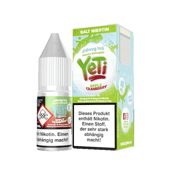 YETI - Apple Cranberry Nikotinsalz - Haus des Dampfes