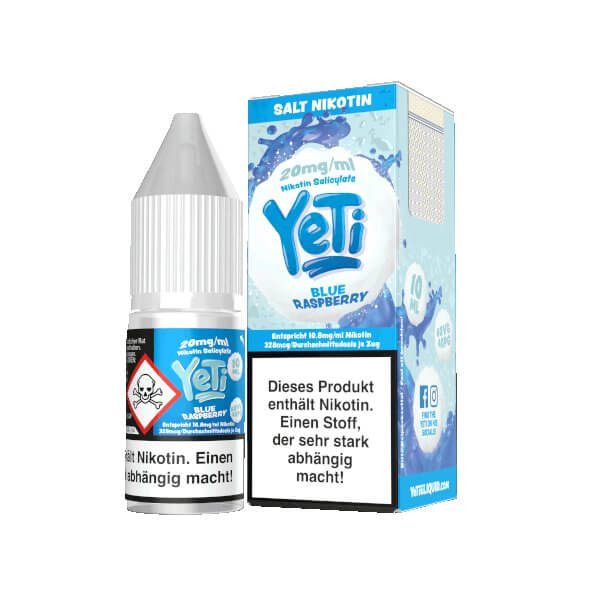 YETI - Blue Raspberry Nikotinsalz - Haus des Dampfes