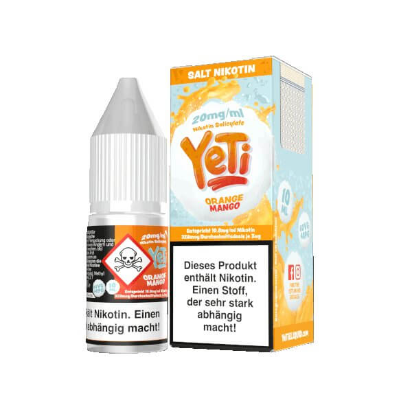 YETI - Orange Mango Nikotinsalz - Haus des Dampfes