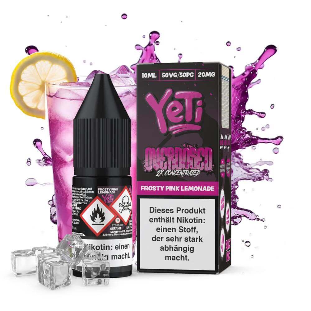 Yeti - Overdosed Frosty Pink Lemonade Nikotinsalz - Haus des Dampfes