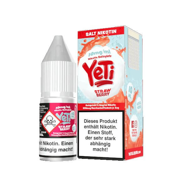 YETI - Strawberry Nikotinsalz - Haus des Dampfes